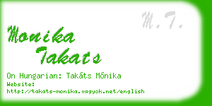 monika takats business card